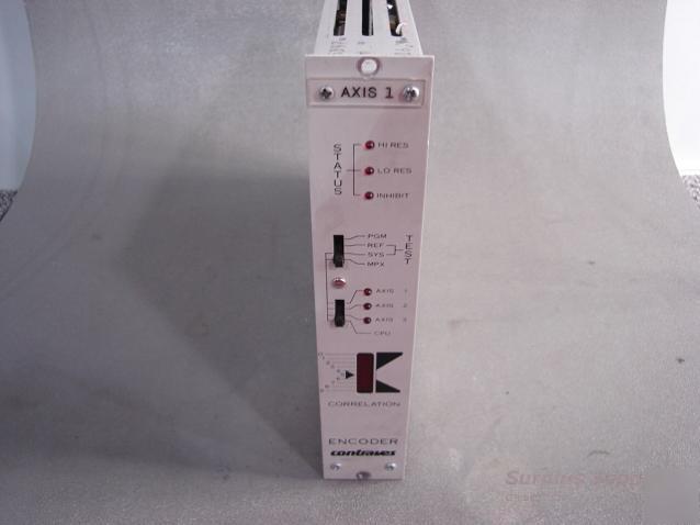 Contraves p/n: 705397-1 axis encoder plug-in