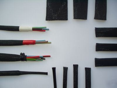 Expandable braided polyester sleeving 20MM for cables