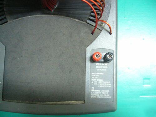 Fluke 5500A/coil 50 turn current coil-used,good