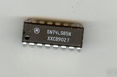 Integrated circuit SN74LS85N electronics motorola