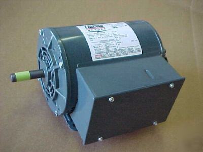 New 2 hp electric motor single phase 115/ 208-230 vac 
