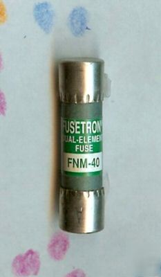 New bussmann fusetron fnm-40 time delay fuse FNM40 fnm