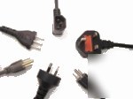 New international ac power line cord 10 amp 2 pc.