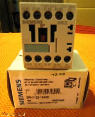 New siemens control relay 3RH1122-1AK60 3RH11221AK60 