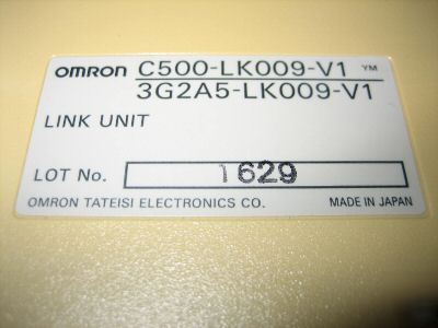 Omron C500-LK009-V1 link unit 3G2A5-LK009 C500LK009V1