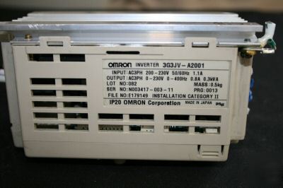 Omron sysdrive inverter 3G3JV -A2001 (B1E)