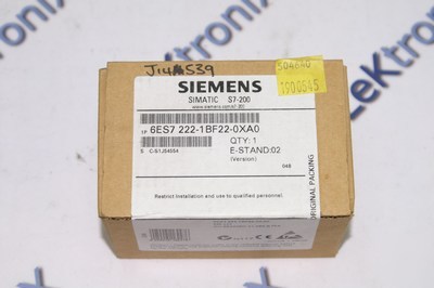 Siemens 6ES7 222-1BF22-0XA0 output module 8 point