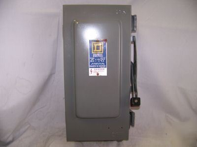  square d rainproof safety switch HU362AWK 60 amp 600