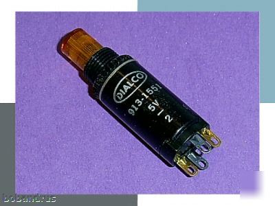 Dialight momentary pushbutton switch with red led cool