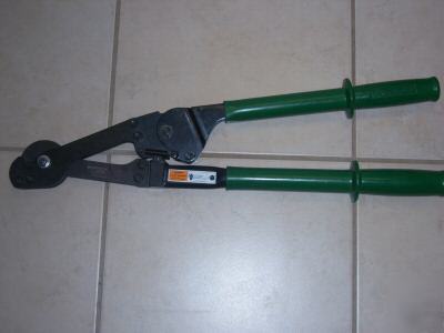 Greenlee 757 ratcheting acsr/cable cutters