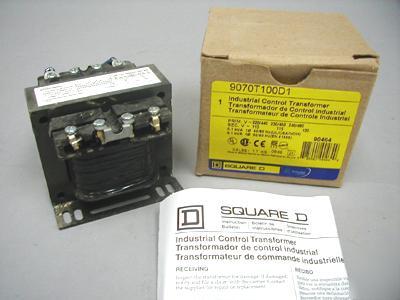 Square d 9070T100D1 industrial control transformer