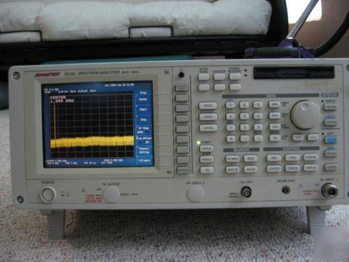Advantest spectrum analyzer, model number 3162