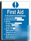 First aid, event/accidents -a.vinyl-200X250(ma-008-re)