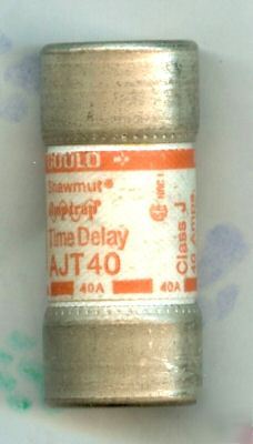 Shawmut AJT40 ajt 40 amp 600 volt time delay fuse