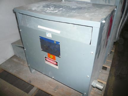 Square d 35T3H, three phase insulated transformer 35KVA