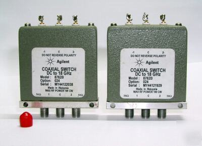 1 pair hp/agilent coaxial switch dc to 18GHZ