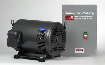 40 hp soft start rotary phase converter heater welder