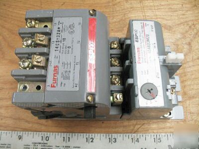 Furnas 14CS&32A contactor starter w/overload + coil