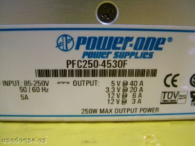 Power-one power supply PFC250-4530F 250W max