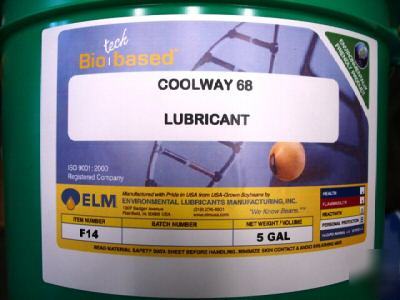 Soyeasy coolway 68, biodegradable, iso 68 slideway lube
