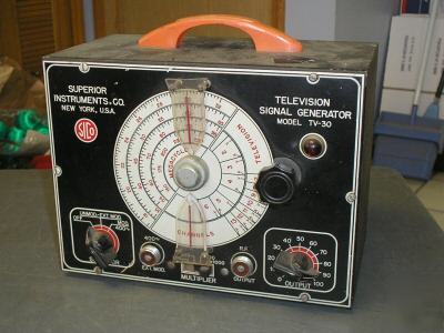 Vintage television signal generator sico #tv-30 used