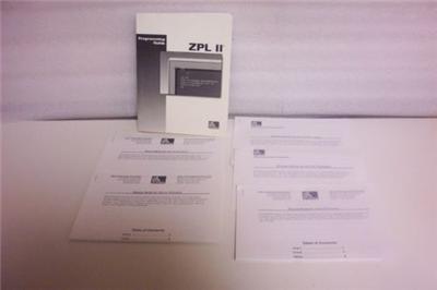 Zebra zpl ii barcode printer programming guide manual