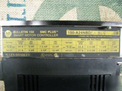 150-A24NBDE-8L4 allen-bradley smart motor controller 