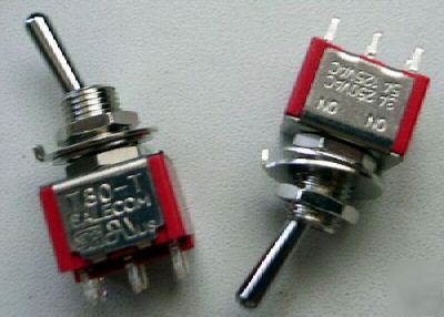 10 * miniature dpdt on/on toggle switch