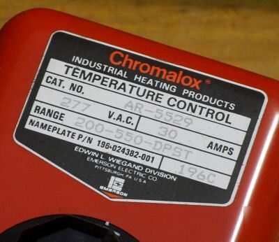 7PC lot chromalux & dayton heating elements & controls