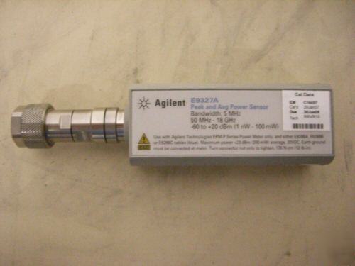 Agilent (hp) E9327A peak & average power sensor, 18 ghz