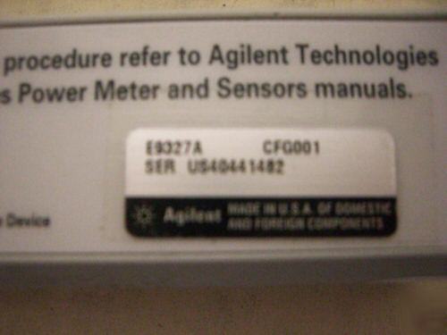 Agilent (hp) E9327A peak & average power sensor, 18 ghz