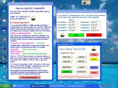 Basic stamp 2 - communication terminal 108 - RS232 comm