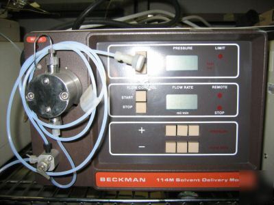 Beckman 165VARIABLE detector w/solventdeliv. 114M & con