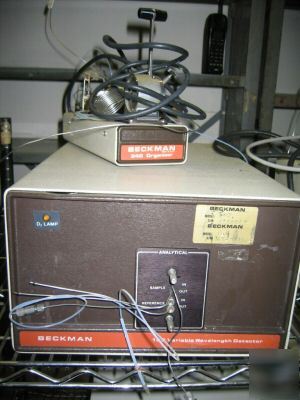 Beckman 165VARIABLE detector w/solventdeliv. 114M & con