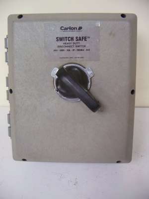 Carlon switch safe with ge THC31 30 amp disconnect