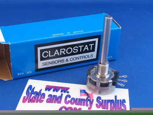 Clarostat electrical rotary control 53C1 100K R8