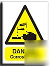 Corrosion risk sign-adh.vinyl-300X400MM(wa-041-am)