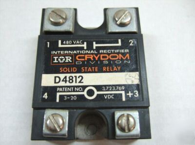 Crydon D4812 ac/dc switching control solid state relay