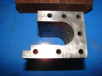 Curved machinist angle plate cl jeffers gage block 