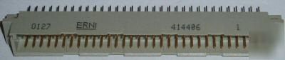 DIN41612, erni 414406, 64 pin connector, straight pcb
