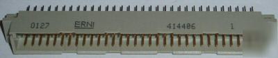 DIN41612, erni 414406, 64 pin connector, straight pcb