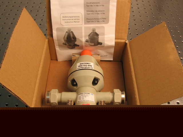 G33012 george fischer pressure retaining valve V786