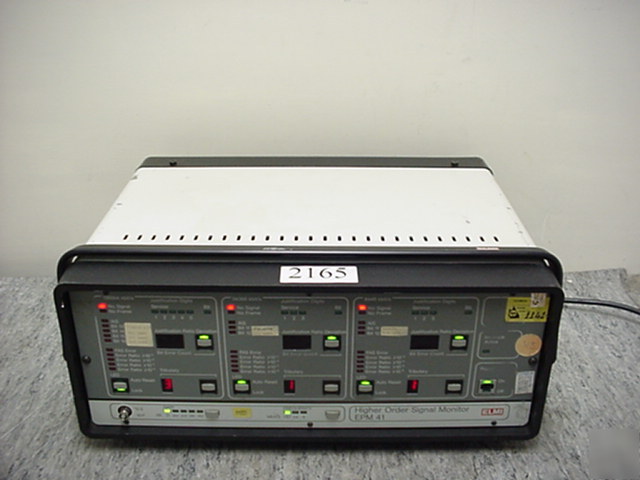 Gn elmi epm 41 higher order signal monitor, 140 mbps