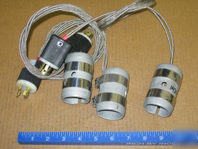 Lot of 3 tempco heater band 1-1/2