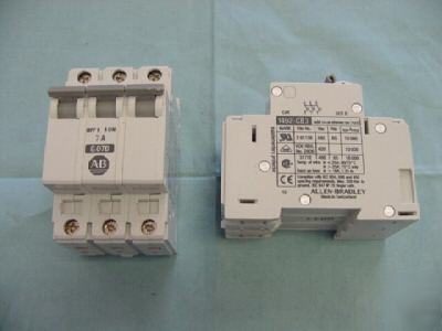 Lot of allen-bradley 1492-CB3 circuit breakers, two