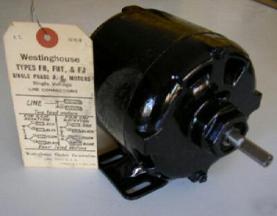 New 115V electric motor 1725 rpm reversible with base