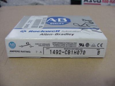 New allen bradley 1492-CB1H070 b circuit breaker 7AMP >