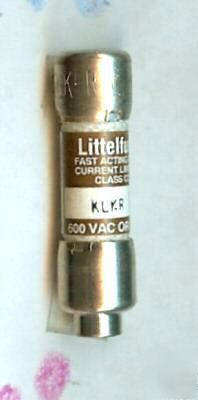 New littelfuse klk-r-2 fast acting klkr 2 amp fuse