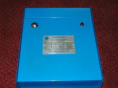 New phasemaster kay ind. 10HP static phase converter 