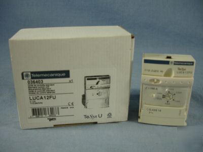 New telemecanique control unit motor starter LUCA12FU 